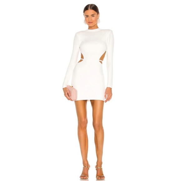 Michael Costello X REVOLVE Zola Dress In White Size XS - Picture 1 of 4